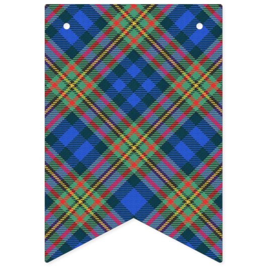Schottischer Clan MacLellan Tartan Wimpelkette (Zweite Fahne)