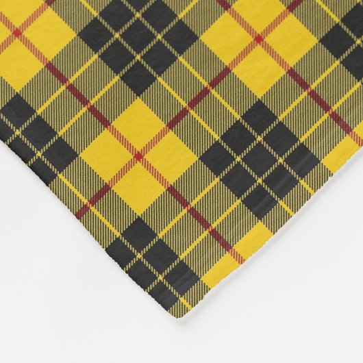 Schottischer Clan MacLeod KlassikerTartan Fleecedecke (Ecke)