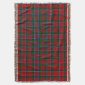 Schottischer Clan MacNachtan McNaughton Tartan Decke (Vorderseite Vertikal)