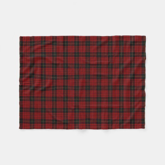 Schottischer Clan MacQueen KlassikerTartan Fleecedecke (Vorderseite (Horizontal))