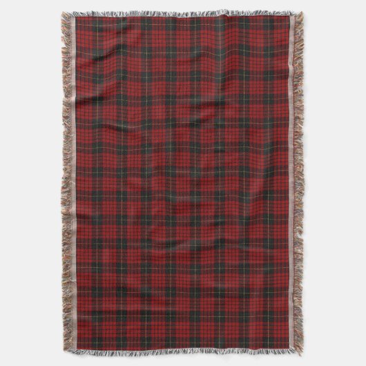 Schottischer Clan MacQueen Tartan Decke (Vorderseite Vertikal)