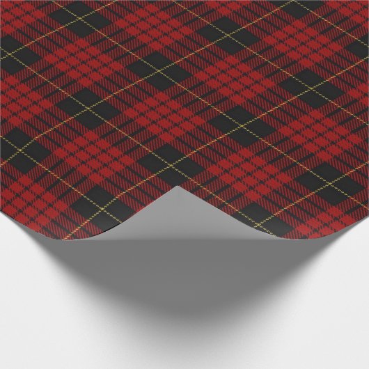 Schottischer Clan MacQueen Tartan Geschenkpapier (Ecke)