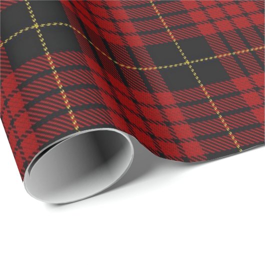 Schottischer Clan MacQueen Tartan Geschenkpapier (Rolleneckpunkt)