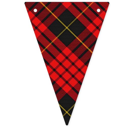 Schottischer Clan MacQueen Tartan Wimpelkette (Zweite Fahne)