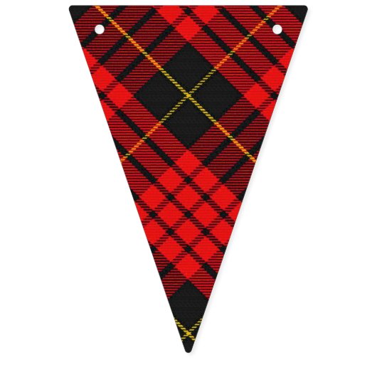 Schottischer Clan MacQueen Tartan Wimpelkette (Erste Fahne)