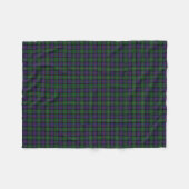 Schottischer Clan-Malcolm-KlassikerTartan Fleecedecke (Vorderseite (Horizontal))