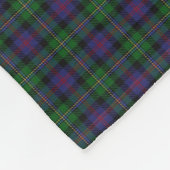 Schottischer Clan-Malcolm-KlassikerTartan Fleecedecke (Ecke)