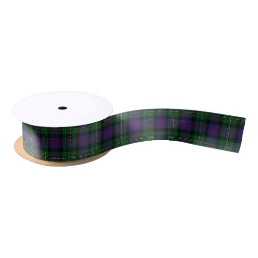 Schottischer Clan-Malcolm-KlassikerTartan Satinband (Spule)