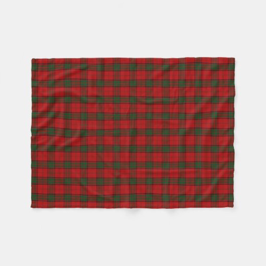 Schottischer Clan-Maxwell-KlassikerTartan Fleecedecke (Vorderseite (Horizontal))