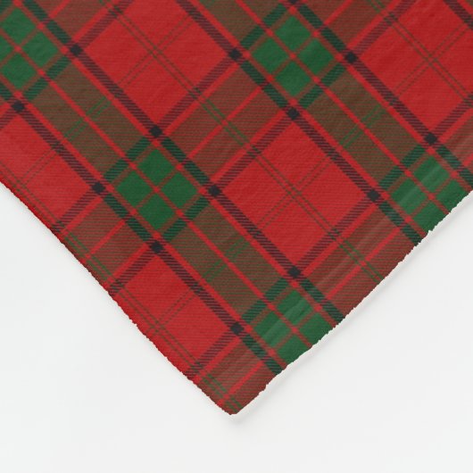 Schottischer Clan-Maxwell-KlassikerTartan Fleecedecke (Ecke)