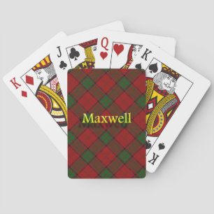 Schottischer Clan Maxwell Spielkarten