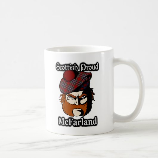 Schottischer Clan McFarland TartanScottish Kaffeetasse (Rechts)