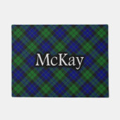 Schottischer Clan McKay MacKay Tartan Fußmatte (Vorderseite)