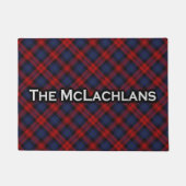 Schottischer Clan McLachlan MacLachlan Tartan Fußmatte (Vorderseite)