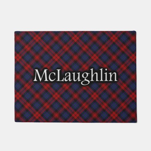 Schottischer Clan McLaughlin MacLachlan Tartan Fußmatte (Vorderseite)