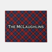 Schottischer Clan McLaughlin MacLachlan Tartan Fußmatte (Vorderseite)