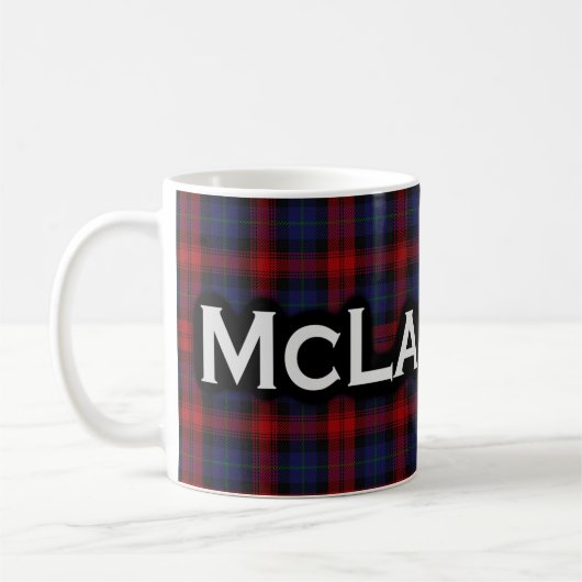 Schottischer Clan McLaughlin MacLachlan Tartan Kaffeetasse (Links)