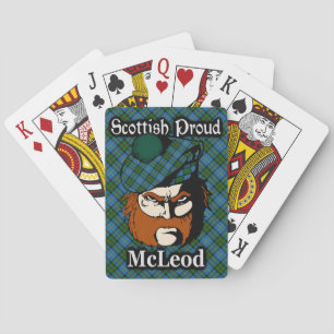 Schottischer Clan McLeod Tartan Spielkarten