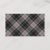 Schottischer Clan Moffat Tartan kariert Visitenkarte (Rückseite)