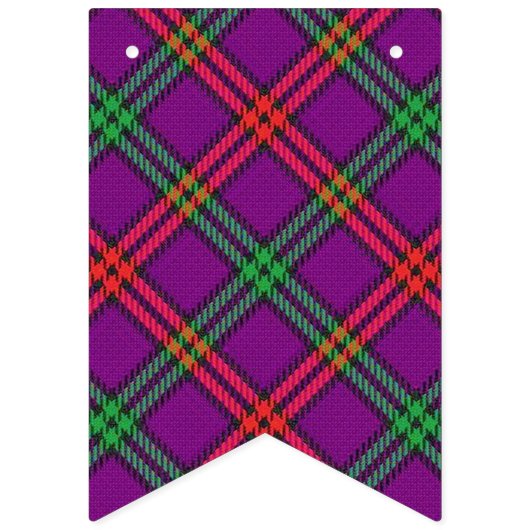 Schottischer Clan-MontgomeryTartan Wimpelkette (Zweite Fahne)