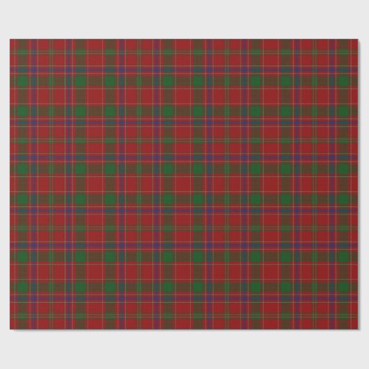 Schottischer Clan Munro Munroe Monroe Tartan Geschenkpapier (Flach)
