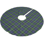 Schottischer Clan-MurrayTartan Polyester Weihnachtsbaumdecke (Schrägansicht)