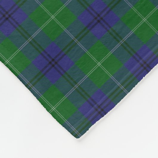 Schottischer Clan Oliphant KlassikerTartan Fleecedecke (Ecke)