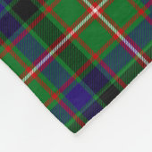 Schottischer Clan Reid Tartan Kariert Fleecedecke (Ecke)
