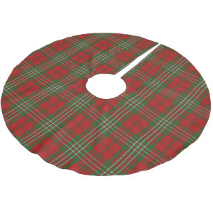 Schottischer Clan-ScottTartan Polyester Weihnachtsbaumdecke