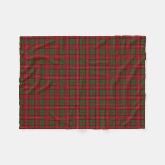 Schottischer Clan-Shaw-KlassikerTartan Fleecedecke (Vorderseite (Horizontal))