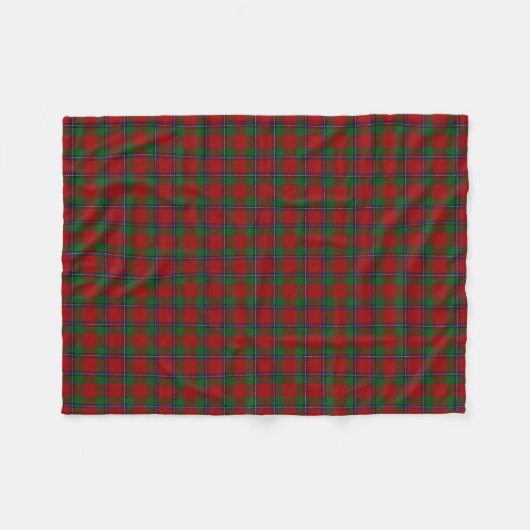 Schottischer Clan-Sinclair-KlassikerTartan Fleecedecke (Vorderseite (Horizontal))