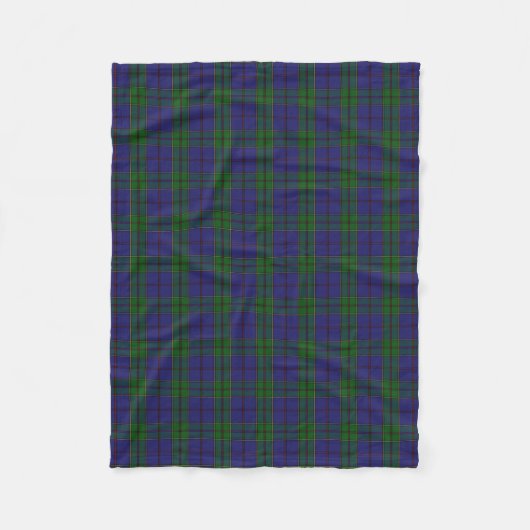Schottischer Clan Strachan KlassikerTartan Fleecedecke (Vorderseite)