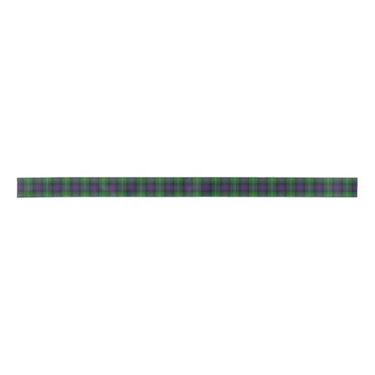 Schottischer Clan-Sutherland-KlassikerTartan Satinband (Vorderseite)