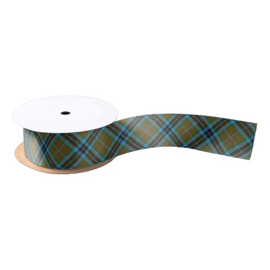 Schottischer Clan-Thompson klassischer Tartan Satinband (Spule)