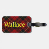 Schottischer Clan-Wallace-Gepäckanhänger Gepäckanhänger (Rückseite horizontal)
