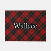 Schottischer Clan-WallaceTartan Fußmatte (Vorderseite)