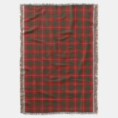 Schottischer ClanBruceTartan Decke (Vorderseite Vertikal)