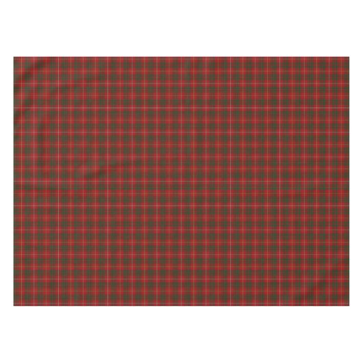 Schottischer ClanBruceTartan Tischdecke (Vorderseite (Horizontal))