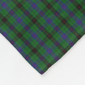 Schottischer Clandavidson-KlassikerTartan Fleecedecke (Ecke)