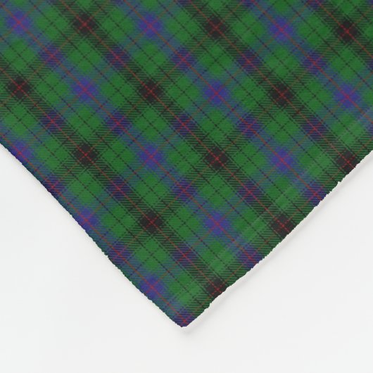 Schottischer Clandavidson-KlassikerTartan Fleecedecke (Ecke)