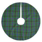 Schottischer ClanDavidsonTartan Polyester Weihnachtsbaumdecke (Vorderseite)