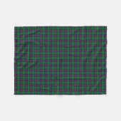 Schottischer Clanjunger klassischer Tartan Fleecedecke (Vorderseite (Horizontal))