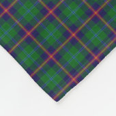Schottischer Clanjunger klassischer Tartan Fleecedecke (Ecke)