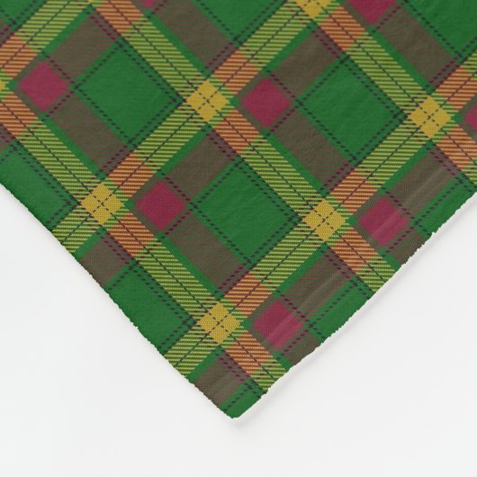 Schottischer Clanmacmillan-KlassikerTartan Fleecedecke (Ecke)