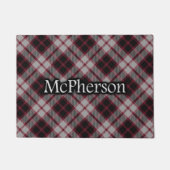 Schottischer ClanMcPherson MacPherson Tartan Fußmatte (Vorderseite)