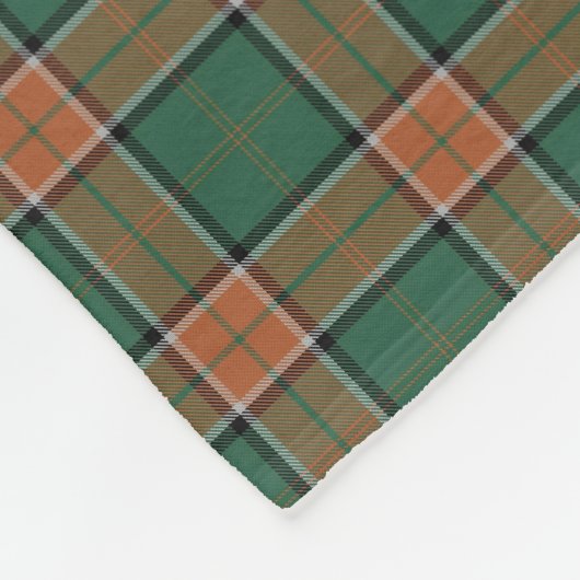 Schottischer Clanpollock-KlassikerTartan Fleecedecke (Ecke)