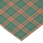 Schottischer ClanPollockTartan Tischdecke (Schrägansicht)
