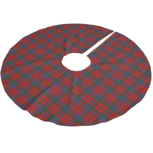 Schottischer ClanRobertson Donnachaidh Tartan Polyester Weihnachtsbaumdecke