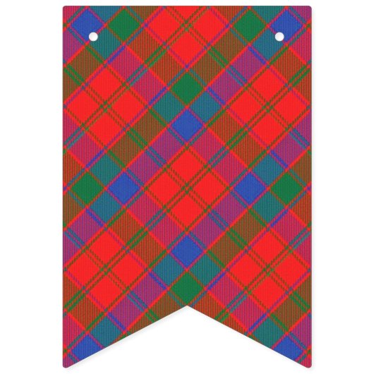 Schottischer ClanRobertsonTartan Wimpelkette (Zweite Fahne)