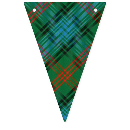 Schottischer ClanRossTartan Wimpelkette (Dritte Fahne)